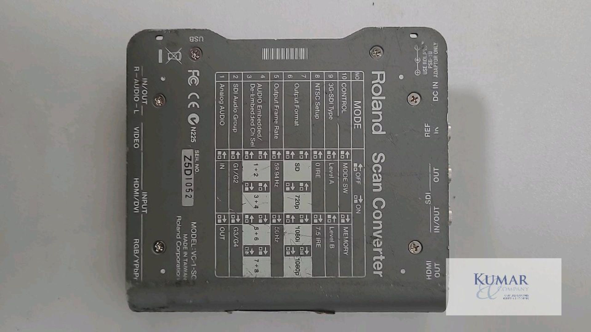 Roland Scan Convertor - SDI/HDMI bi-directional and PSU - Image 2 of 6