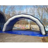 Air Dome 24ft x 20ft Stage Cover (Black and Silver)