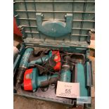 Makita PA 18, 18volt Cordless drill set in case with charger & 2: Batteries  Collection Day –