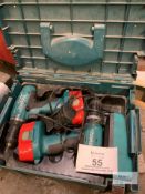 Makita PA 18, 18volt Cordless drill set in case with charger & 2: Batteries  Collection Day –