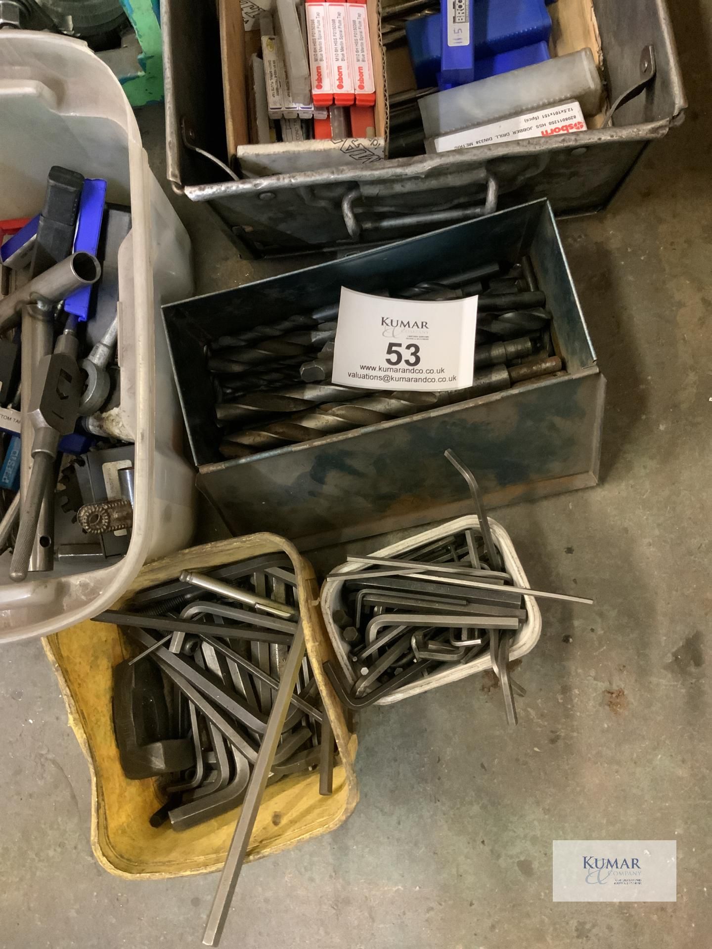 Assorted tool , drills taps clamps  Collection Day – Tuesday 27th February Unit 4 Goscote Industrial - Image 2 of 6