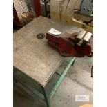 Vice with steel frame bench  Collection Day – Tuesday 27th February Unit 4 Goscote Industrial