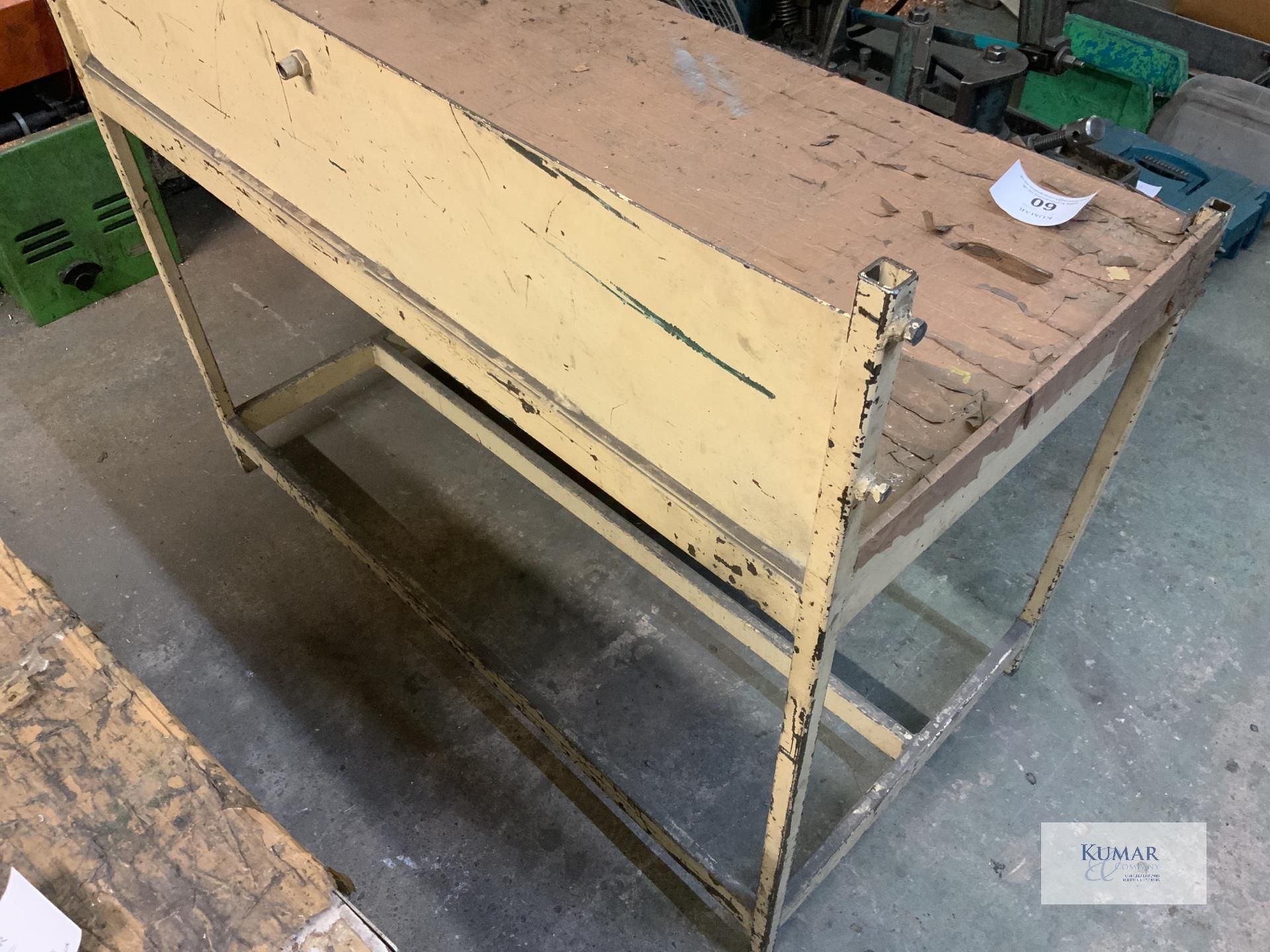 Steel frame bench . Contents not included  Collection Day – Tuesday 27th February Unit 4 Goscote - Image 2 of 4