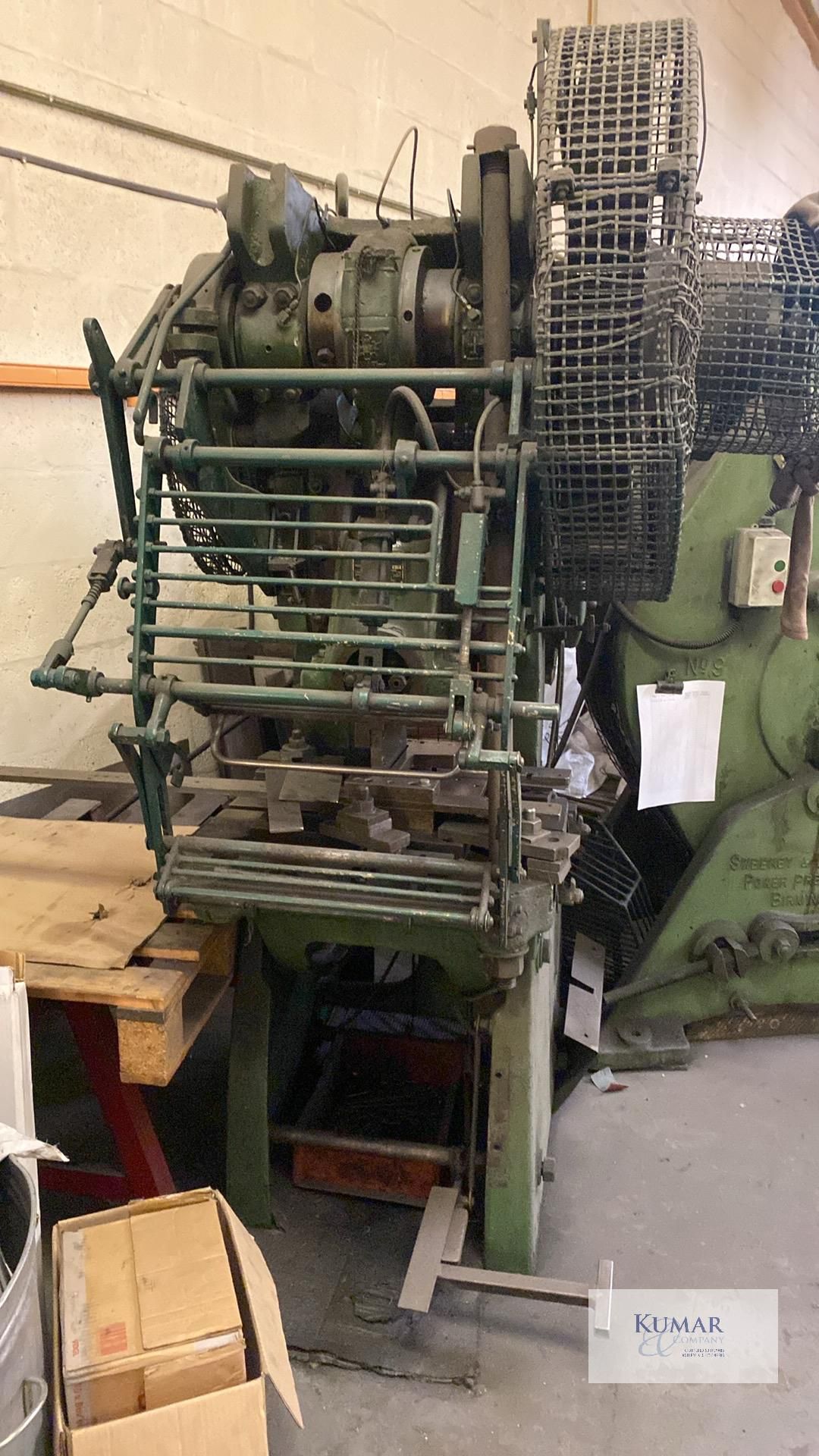 Bentley Mechanical Press. Approx 30 Tonne (Please note- Buyer is responsible for Dismantling and - Image 2 of 5