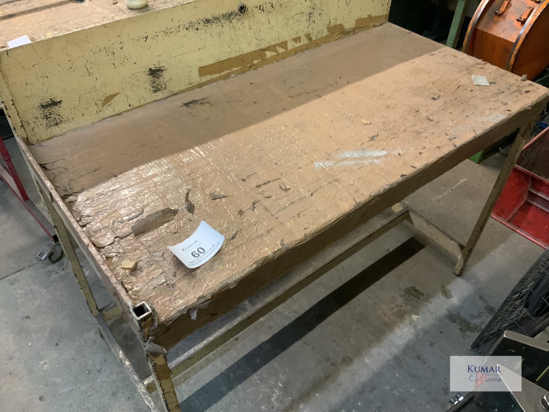 Steel frame bench . Contents not included  Collection Day – Tuesday 27th February Unit 4 Goscote - Image 4 of 4