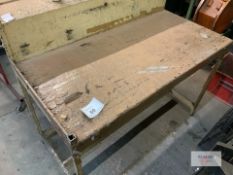 Steel frame bench . Contents not included  Collection Day – Tuesday 27th February Unit 4 Goscote
