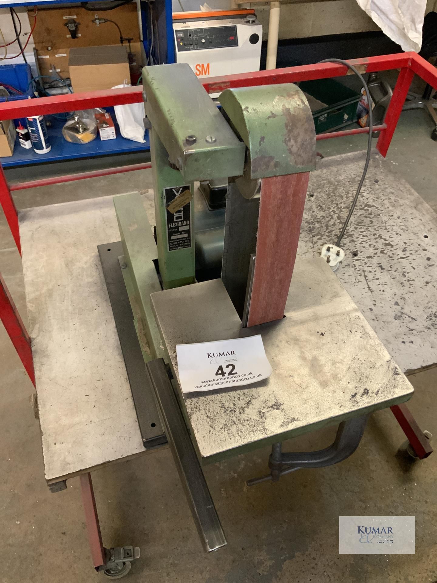 Flexiband vertical belt sander . Model 2 B . Serial number 14396  Collection Day – Tuesday 27th - Image 5 of 5