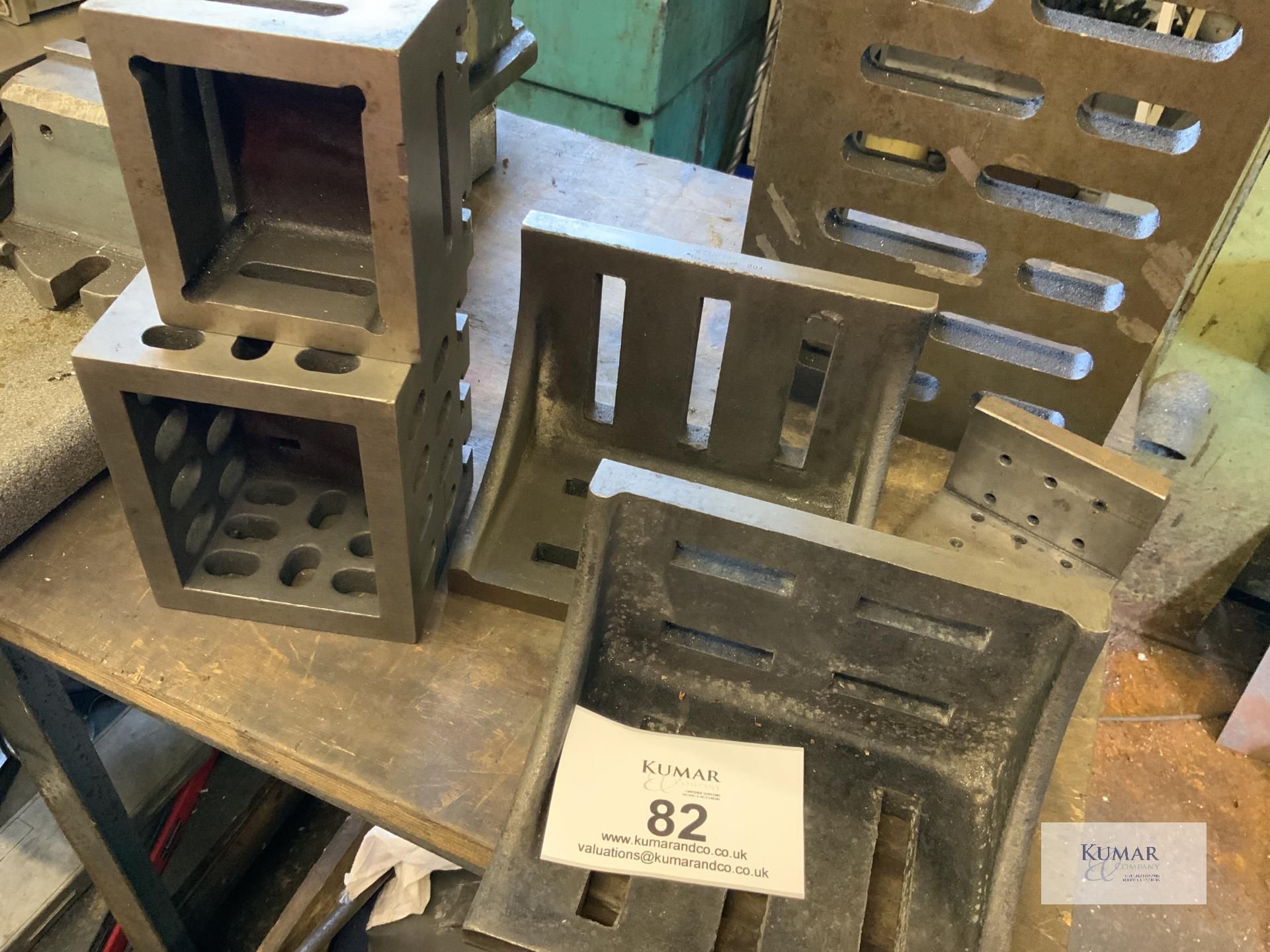 6: machine blocks and angle plates Collection Day – Tuesday 27th February Old Birchills Wharf, Old - Image 2 of 4