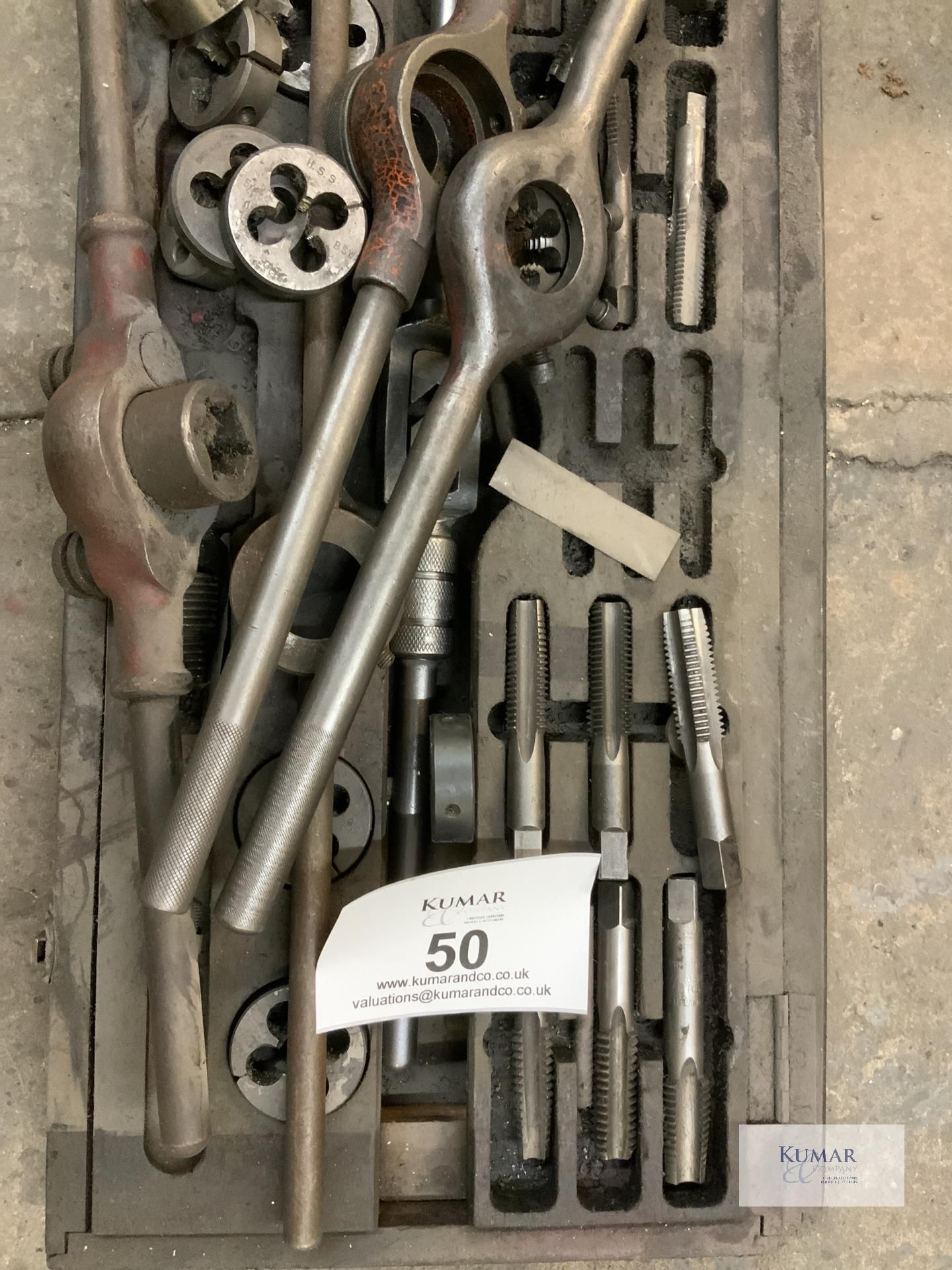 Tap and die set  Collection Day – Tuesday 27th February Unit 4 Goscote Industrial Estate, Slacky - Bild 3 aus 4