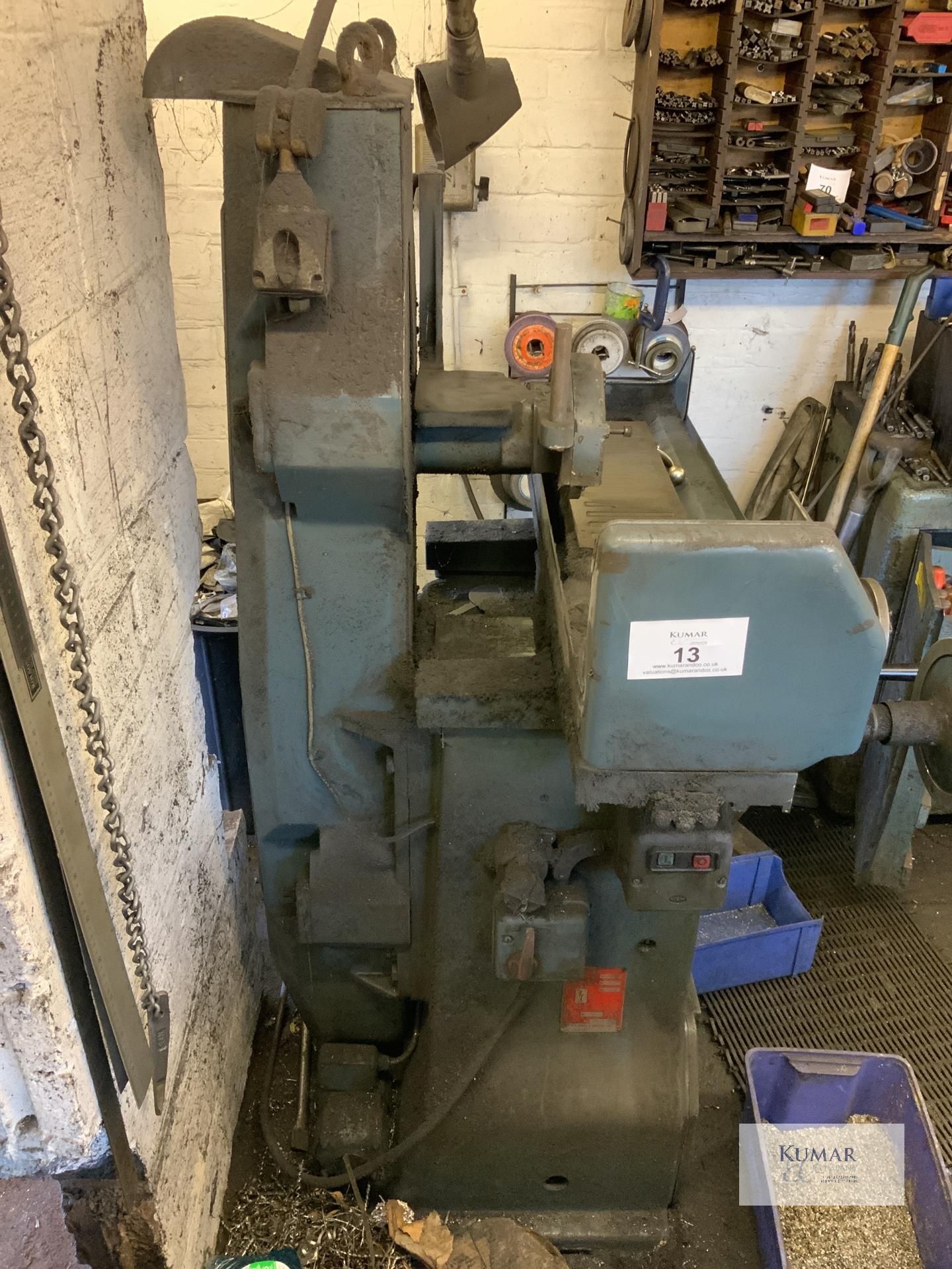 Jones & Shipman 540 Surface Grinder with Magnetic Chuck. Serial No. 1822/114 A £75 + VAT Lift Out - Image 6 of 7