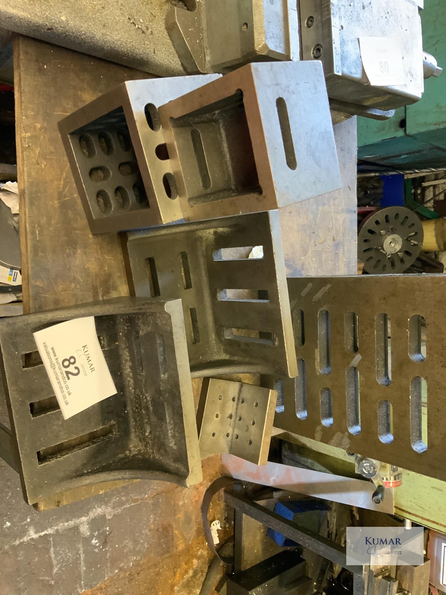 6: machine blocks and angle plates Collection Day – Tuesday 27th February Old Birchills Wharf, Old