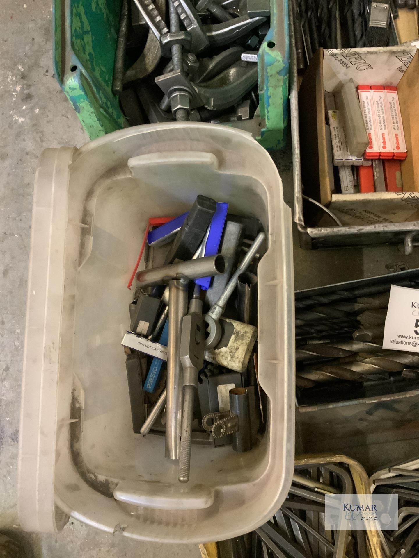 Assorted tool , drills taps clamps  Collection Day – Tuesday 27th February Unit 4 Goscote Industrial - Image 3 of 6