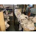 Contents of storage area including samples of saddle brackets and storage units  Collection Day –