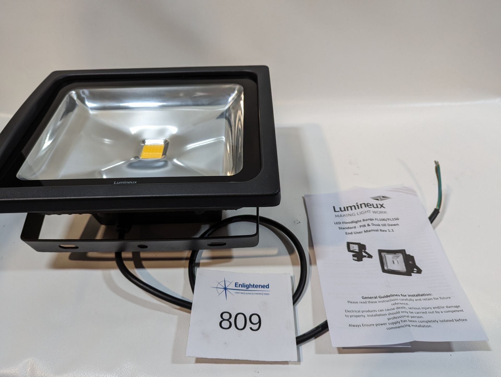 Pair of LED Flood Lights 50W IP65 3000K 400603BL - Image 2 of 3