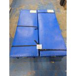 2x Poly Flightcase for 3 led battens