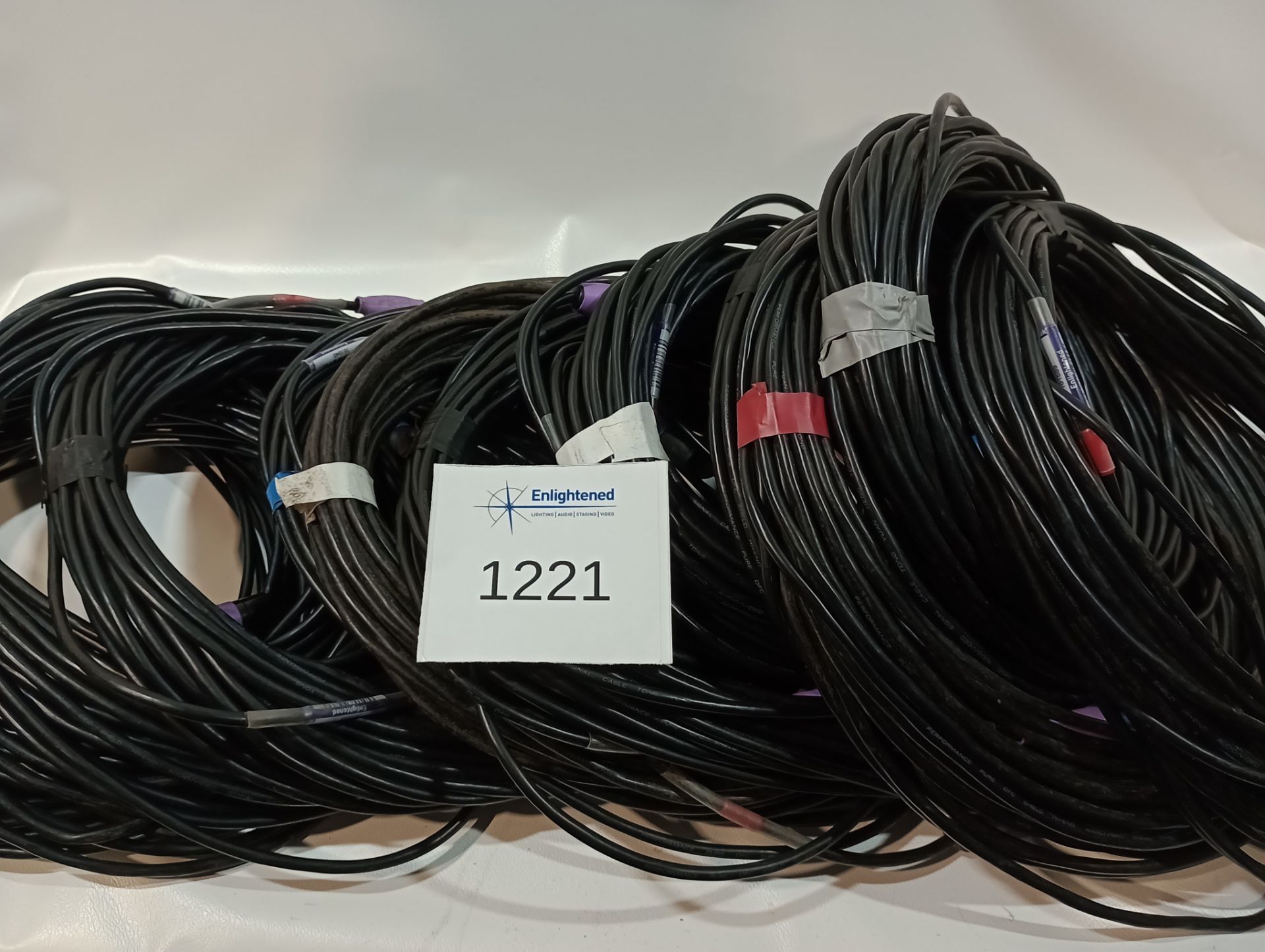 Bundle of 12xSeetronic IP 5-Pin Male XLR – 5-Pin Female XLR DMX Cable 20m - Image 2 of 2