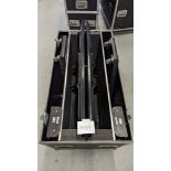 Pair of 50" LCD TV's in Flightcase with K base Stands.