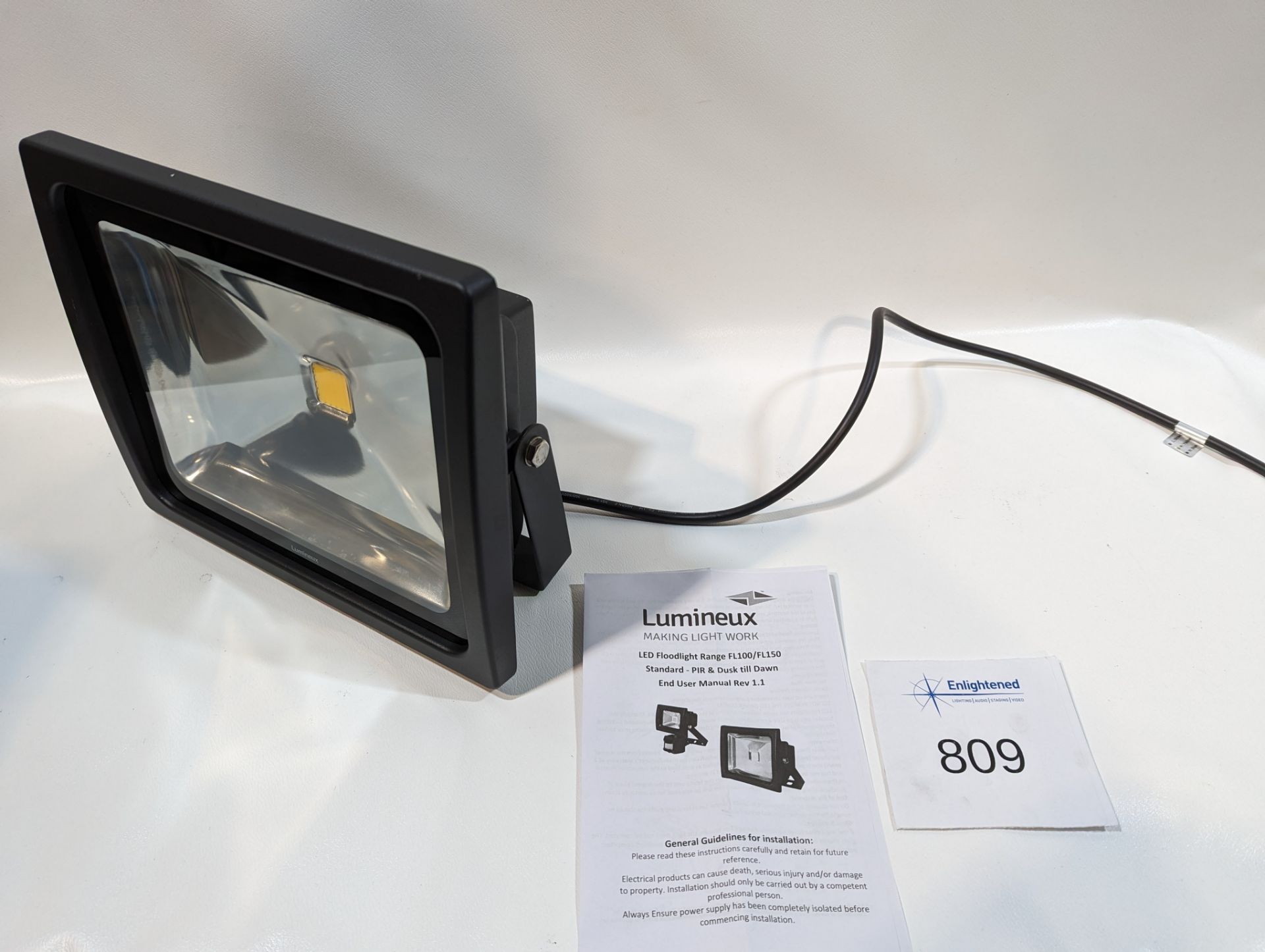 Pair of LED Flood Lights 50W IP65 3000K 400603BL - Image 3 of 3