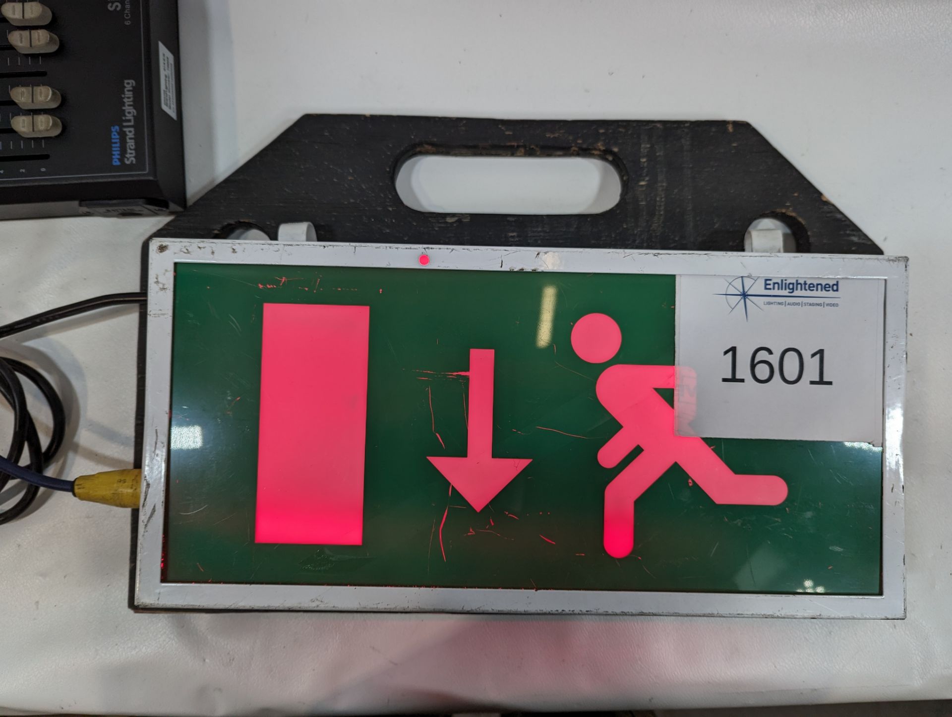 DMX LED RGB Fire exit sign - Image 6 of 6