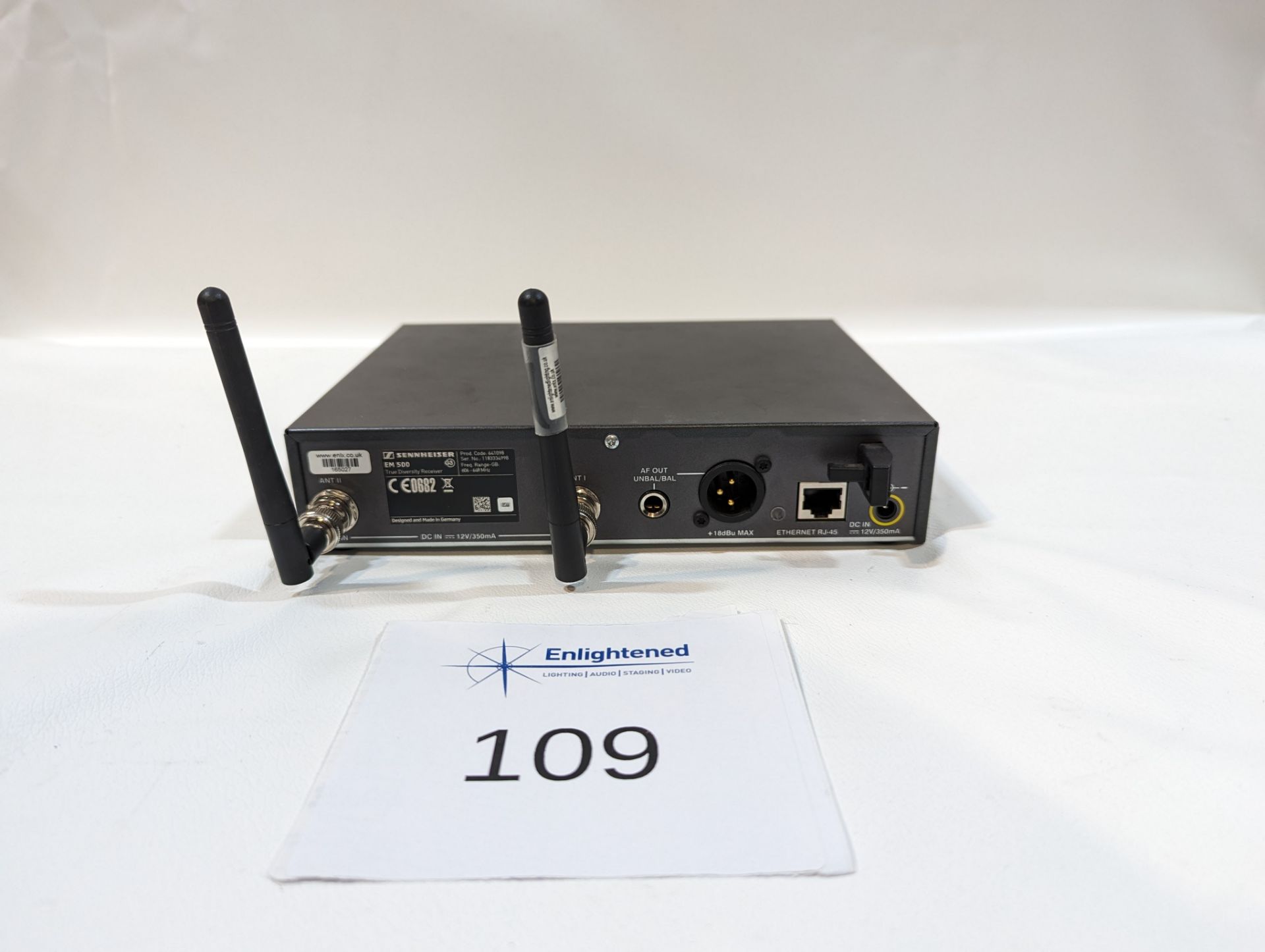 Sennheiser EW500 G3 with 945 Handheld Transmitter - Image 3 of 6