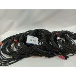 10X 10M DMX Cable