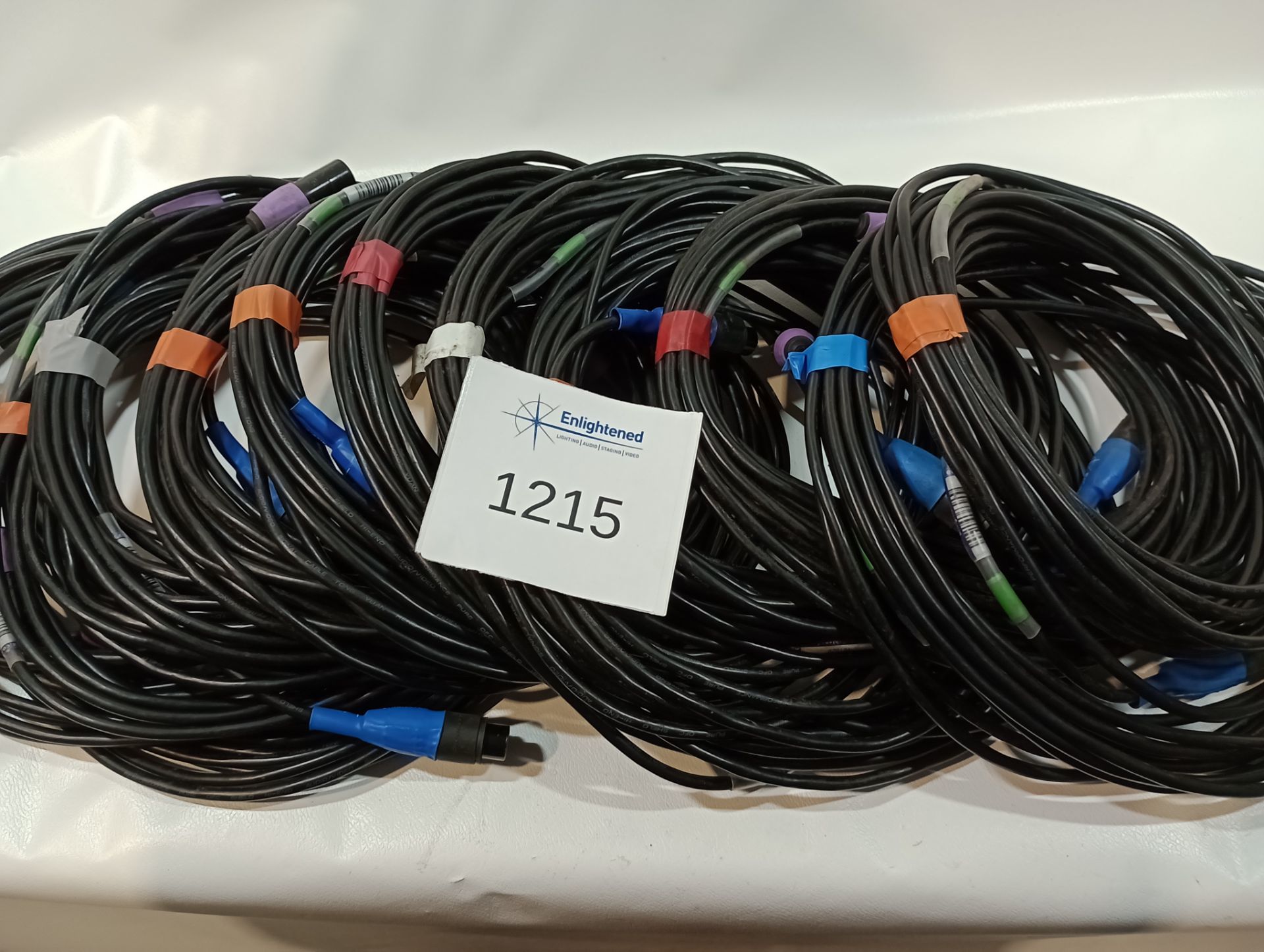 Bundle of 12xSeetronic IP 5-Pin Male XLR – 5-Pin Female XLR DMX Cable 10m