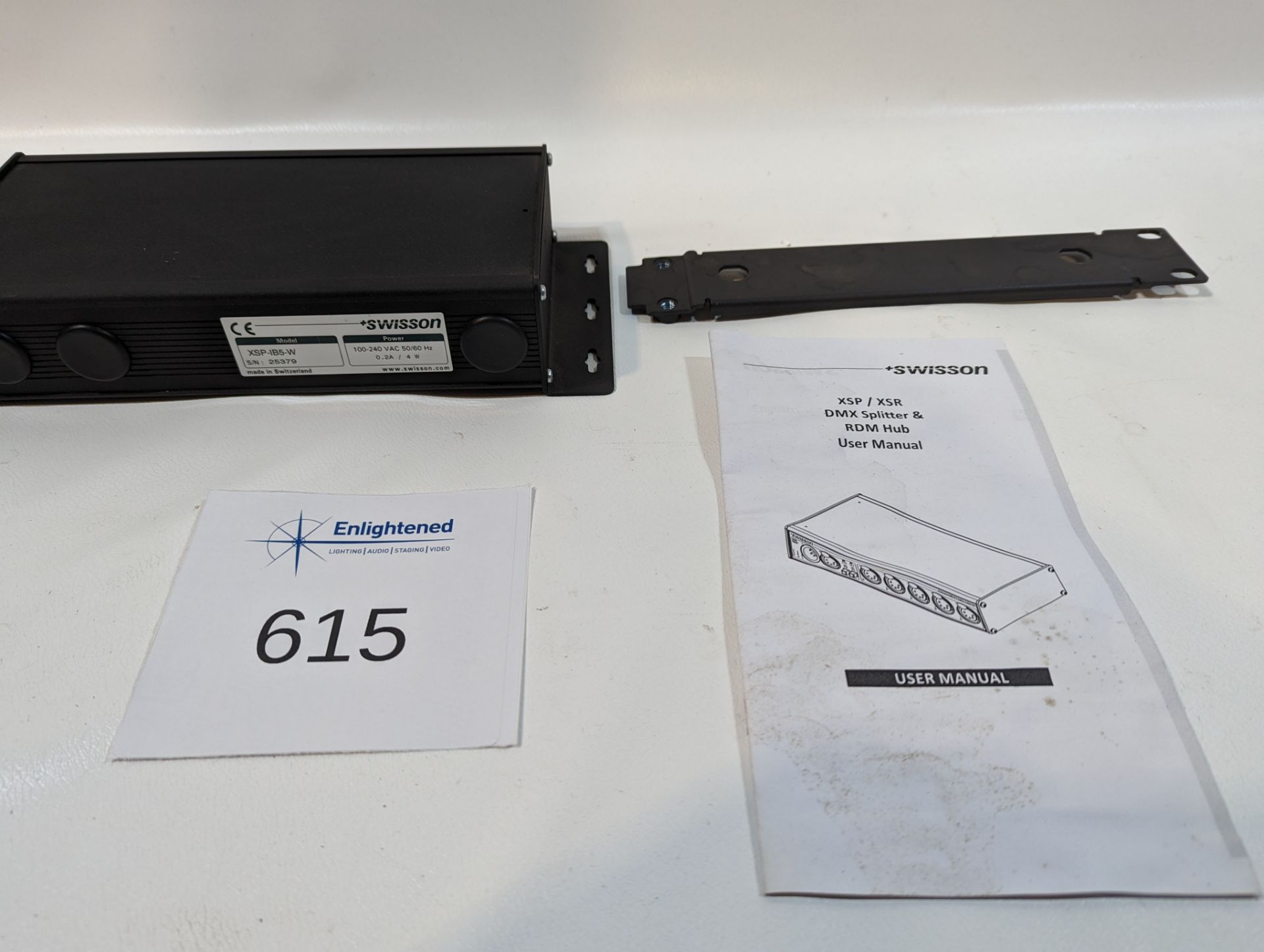 Swisson XSP-IB5-W Install 5-Way Wallmount DMX Buffer 10-11-98 - Image 2 of 2