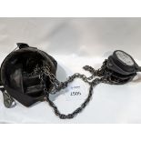 3x 1T 6m Manual chain hoist