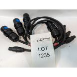 1m 16A to Powercon TRUE1 Cables Bundle of 4