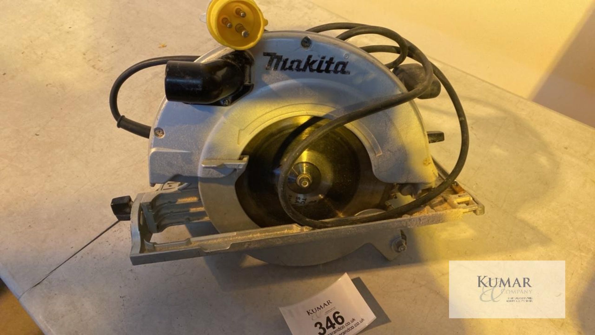 Makita 5903R 110 Volt Circular Saw, Serial No.26645G (2017) 235mm Diameter - Bild 5 aus 5