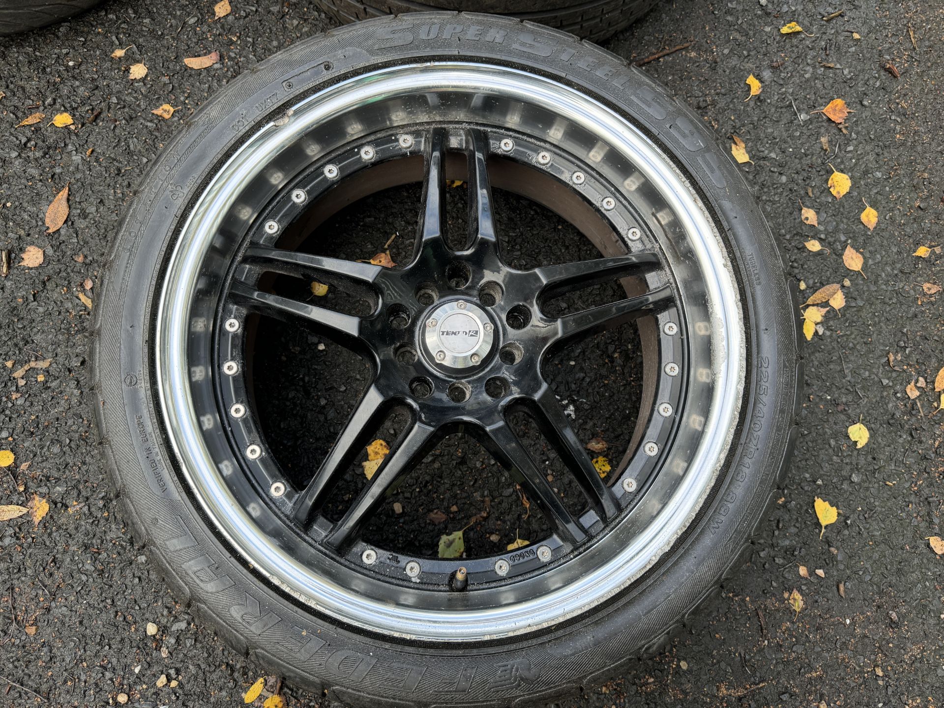Set of 4 - Tenzo R Split Rim Alloy Wheels with Super Steel 595 225/40ZR18 83W Tyres - Mitsubishi - Image 19 of 57