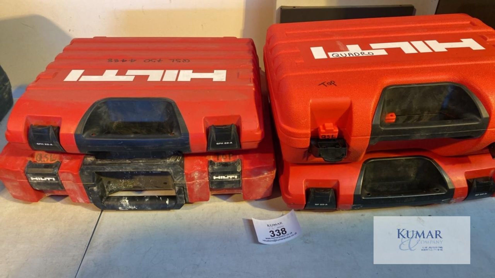 4: Empty Hilti cases - Image 4 of 4