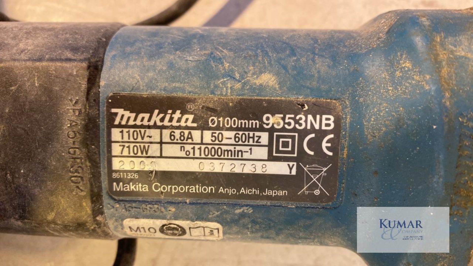 2: Makita 110 Volt Angle Grinders - Image 3 of 5