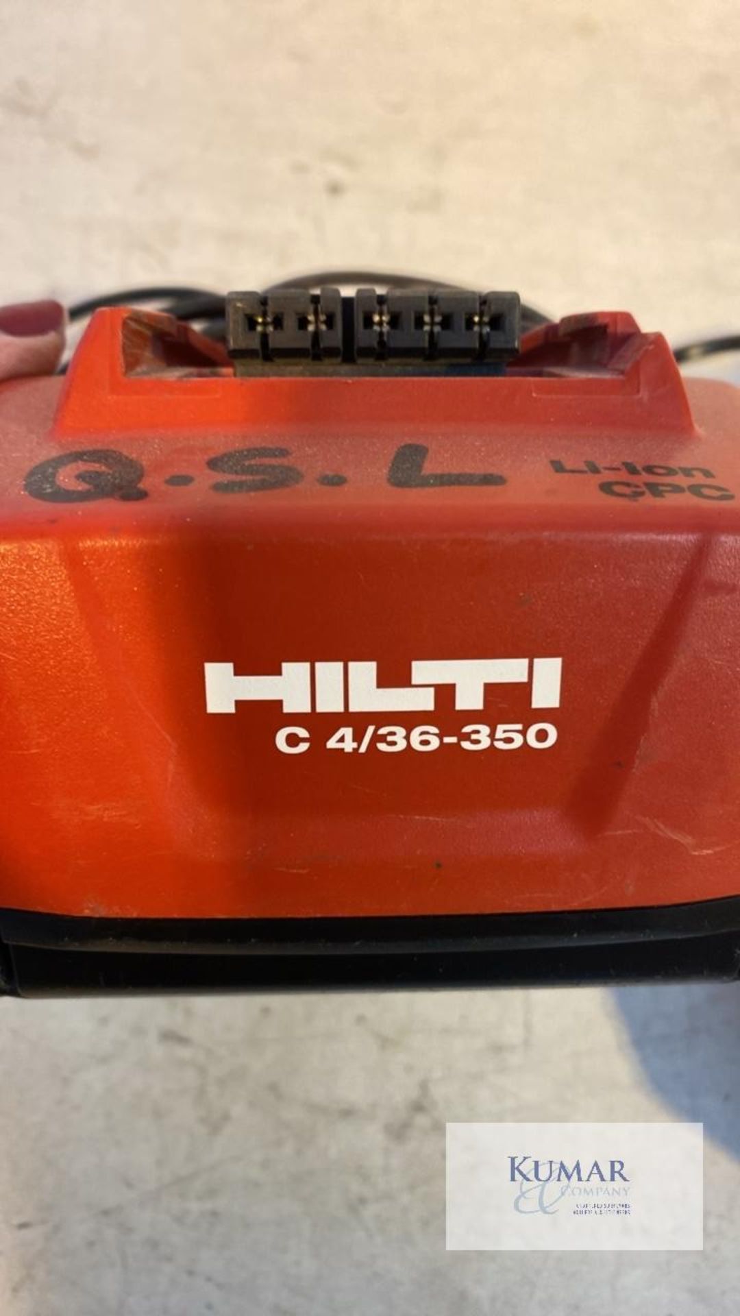 2: Hilti C4/36-350 Battery Chargers, Serial No. 170580199 (2018) & Serial No.050491146 (2019) - Image 2 of 5