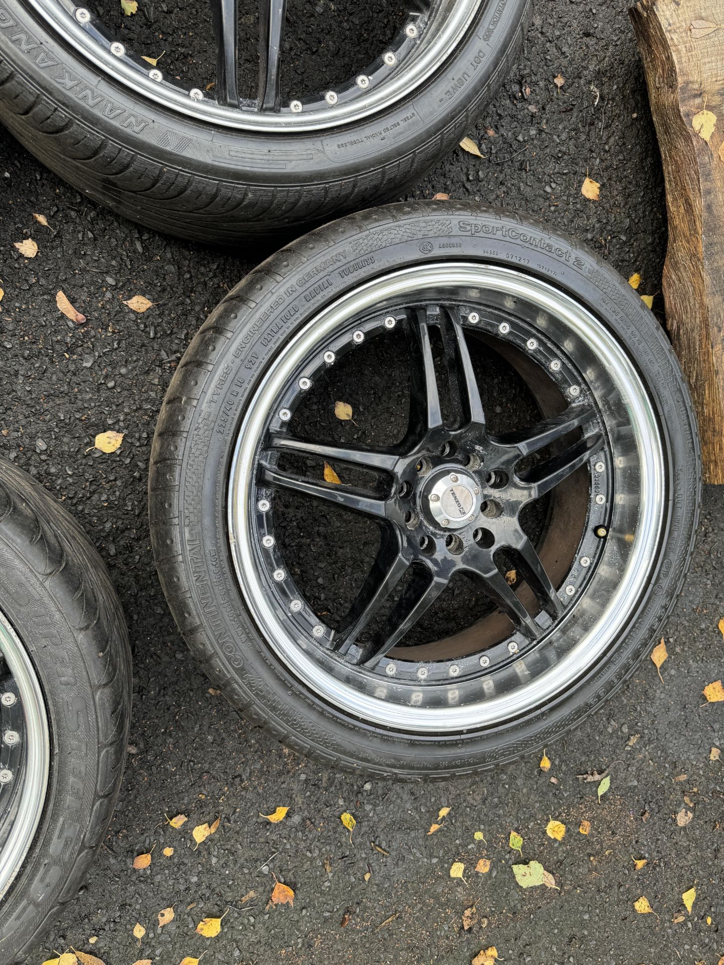 Set of 4 - Tenzo R Split Rim Alloy Wheels with Super Steel 595 225/40ZR18 83W Tyres - Mitsubishi - Image 3 of 57