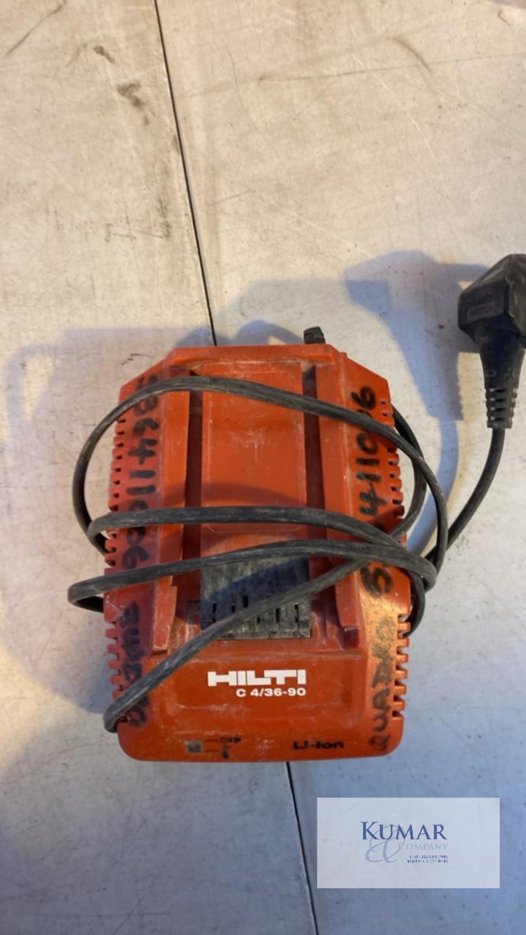 2: Hilti C4/36-90 Battery Chargers, Serial No.831310628 & Serial No.N/A & 1: Hilti C4/36-90 110 Volt - Bild 6 aus 8