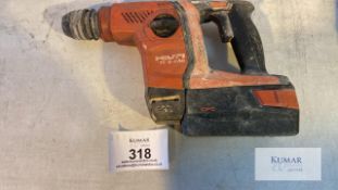 Hilti TE 6-A36 36V SDS Cordless Hammer Drill with Battery, Serial No. 900700195 (2019) No Charger