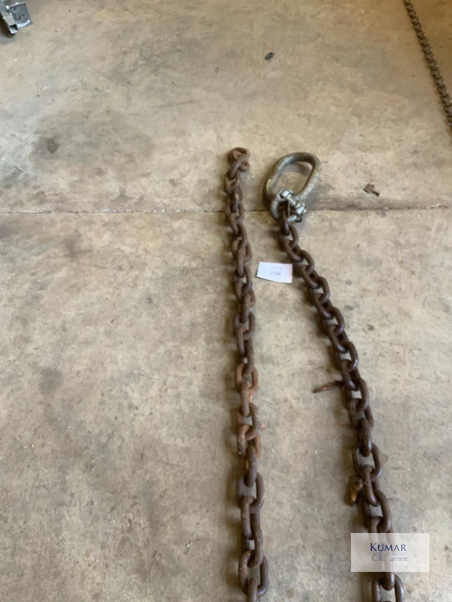 1: 4metre. 19mm 11.2 tonne single leg lifting chain - Image 5 of 5