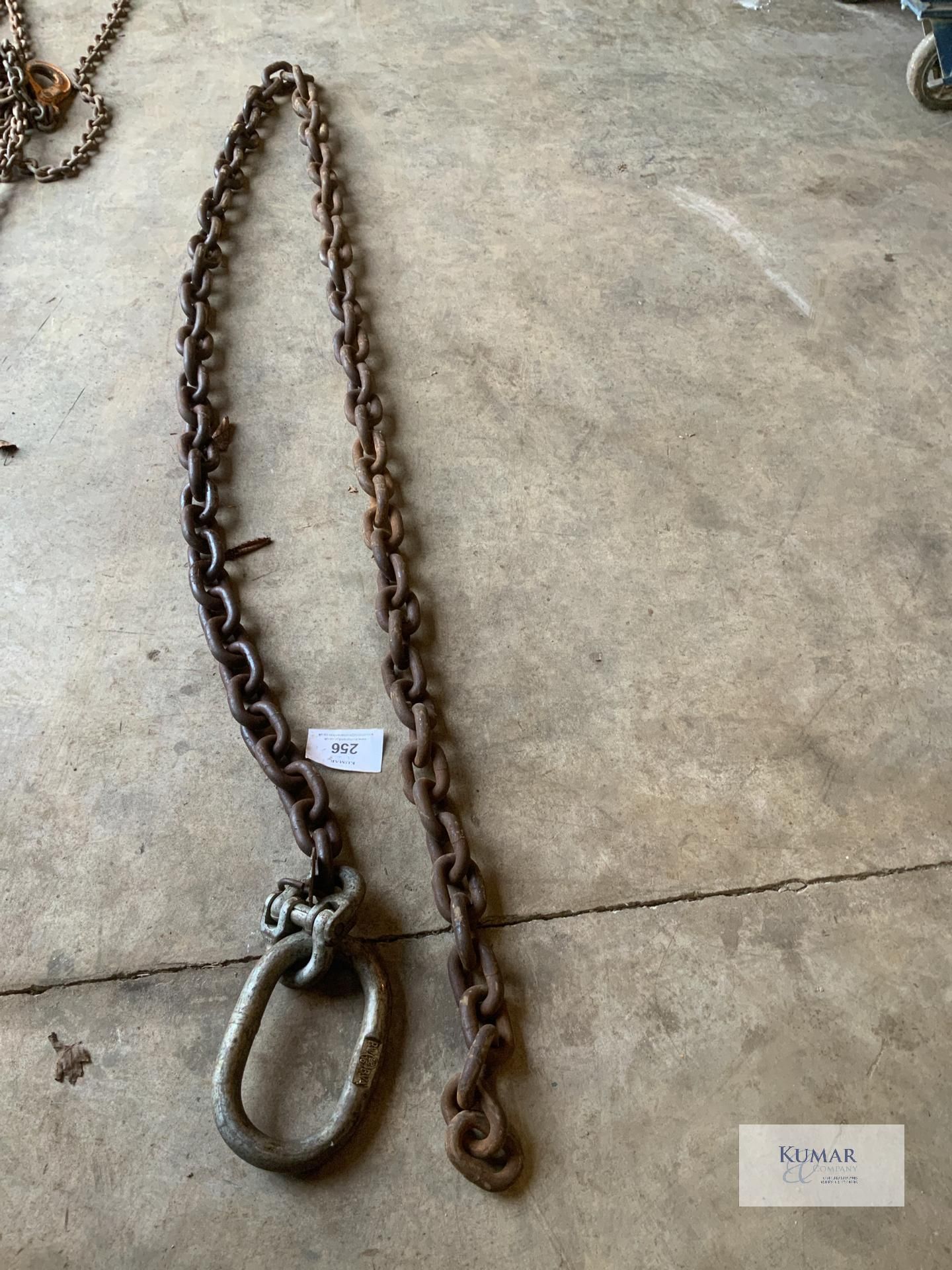 1: 4metre. 19mm 11.2 tonne single leg lifting chain - Image 3 of 5