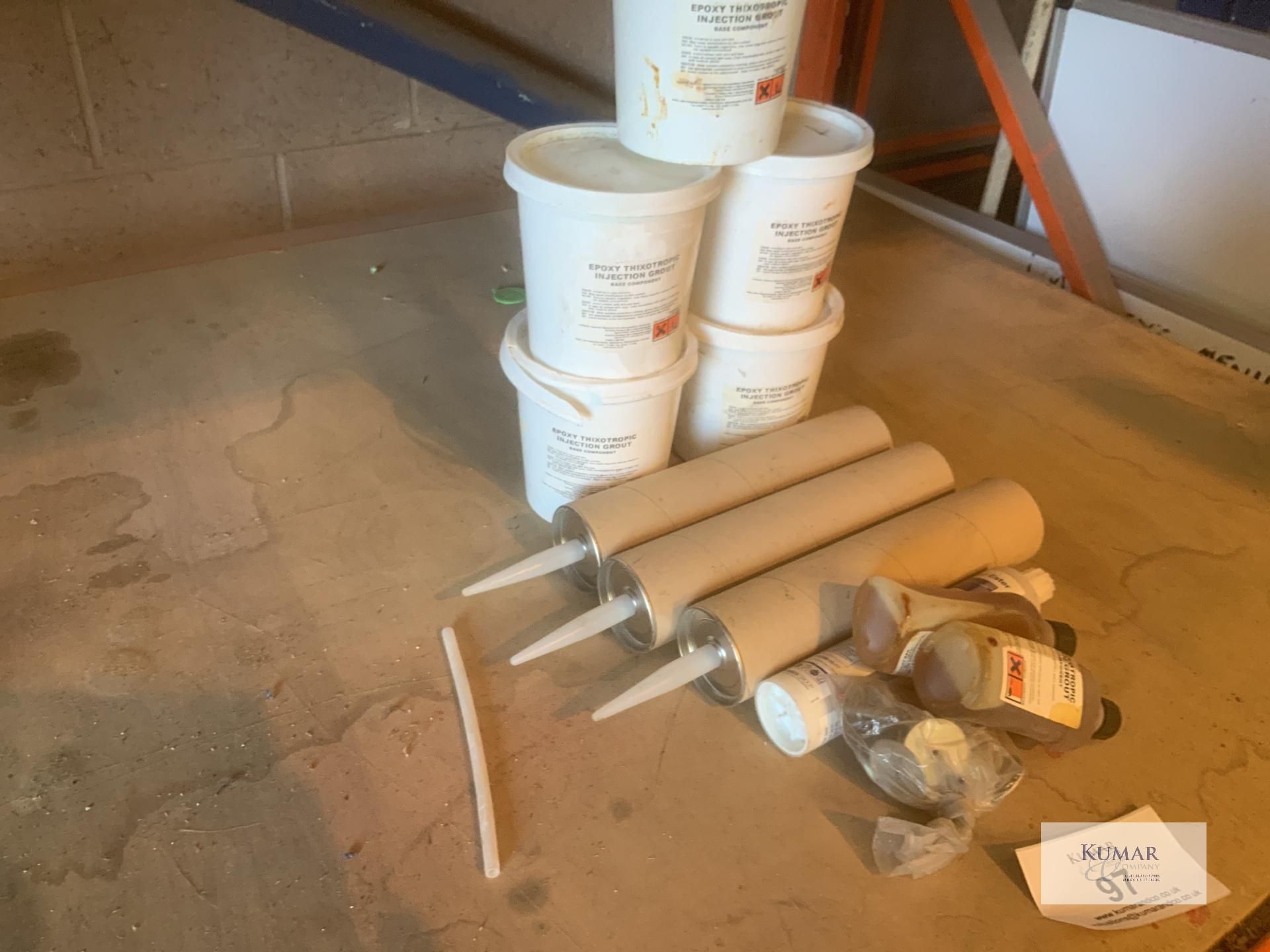 Epoxy thixoppic injection grout and applicator accessories - Ignore Lot 97 Ticket - Image 2 of 3