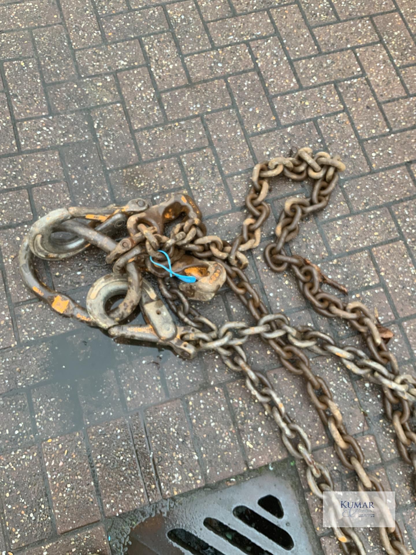 1: 2 leg 8 metre 15.3 tonne lifting chains - Image 3 of 4