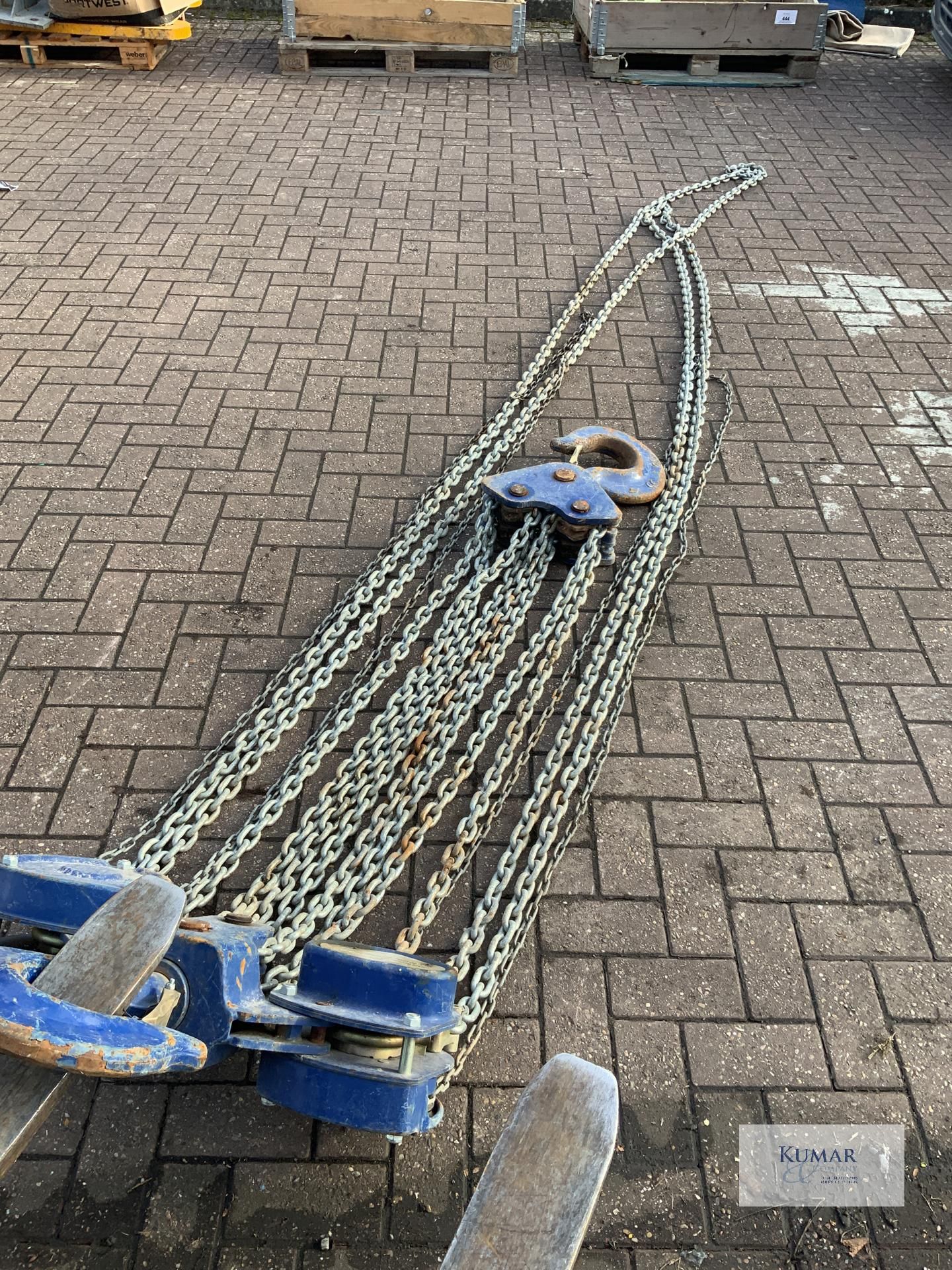 Chain block . 3 metre 20 tonne - Image 8 of 8