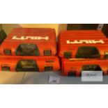 4: Empty Hilti cases