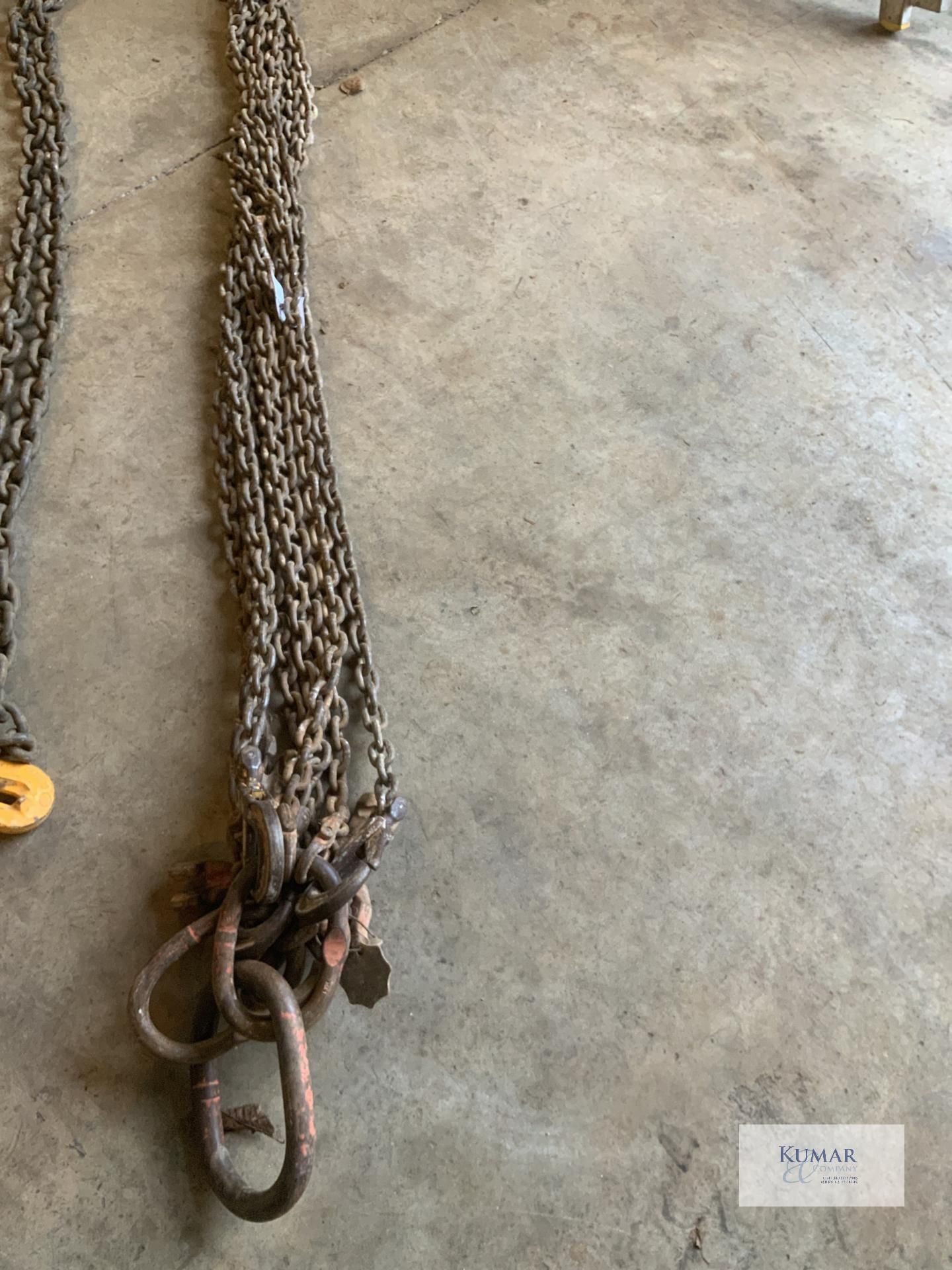 1: 4 leg. 6 metre .6.7 tonne lifting chain - Image 4 of 5