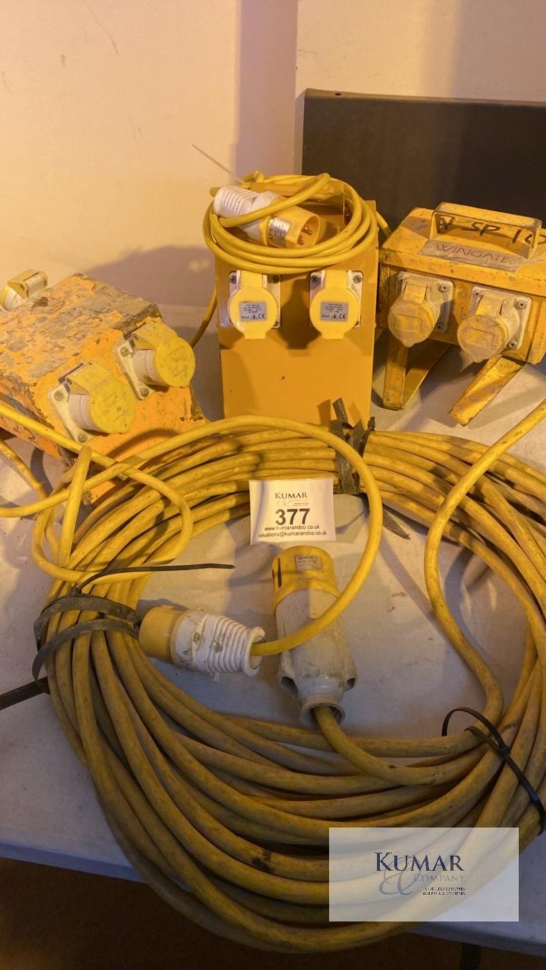 3: 110 Volt Site Extension Cables with Distribution