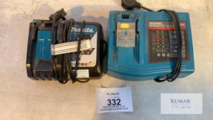 Makita C18RC Battery Charger & Makita DC24SC Battery Charger