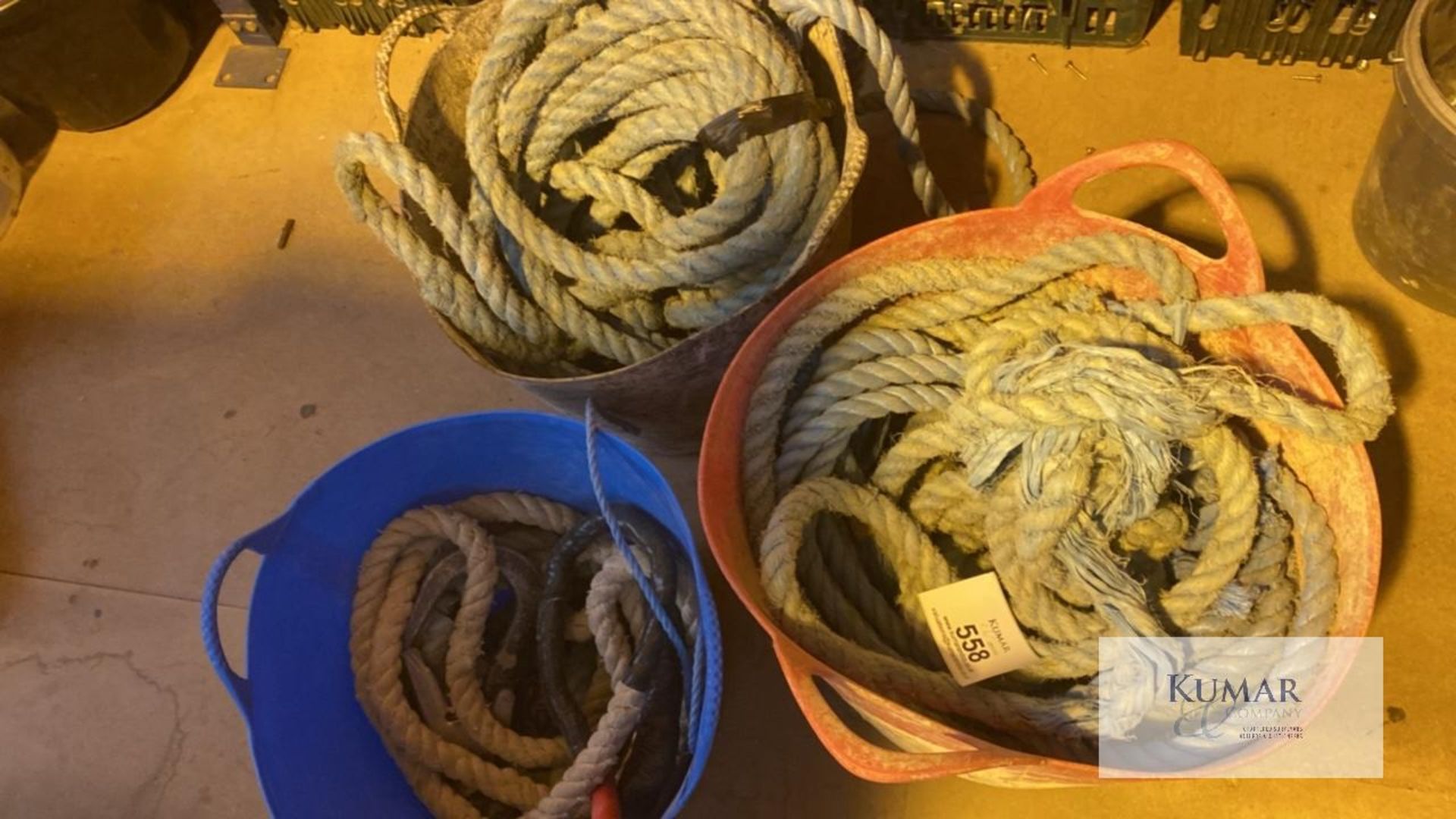 3 buckets of rope - Image 3 of 3