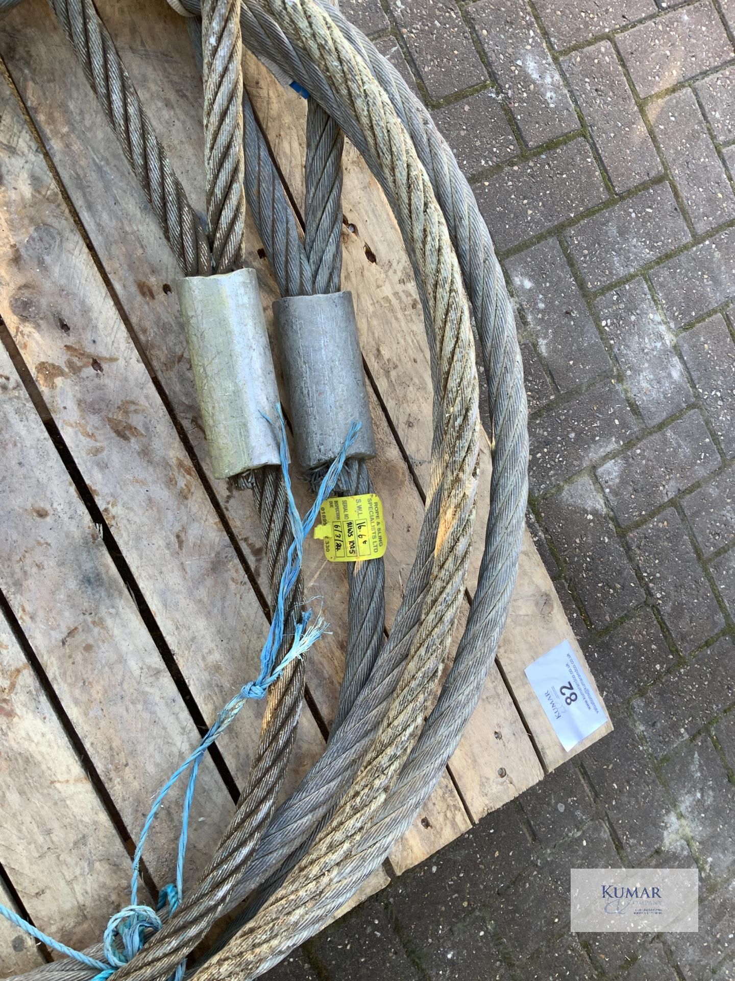 Pallet containing quantity of braided wire rope - Image 5 of 5