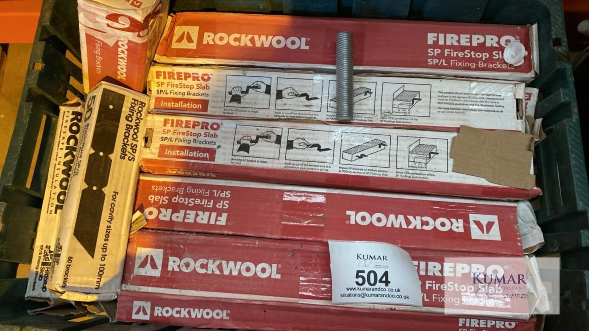 Rockwool Firepro SP Firestop slab Fixing Brackets - Image 2 of 4