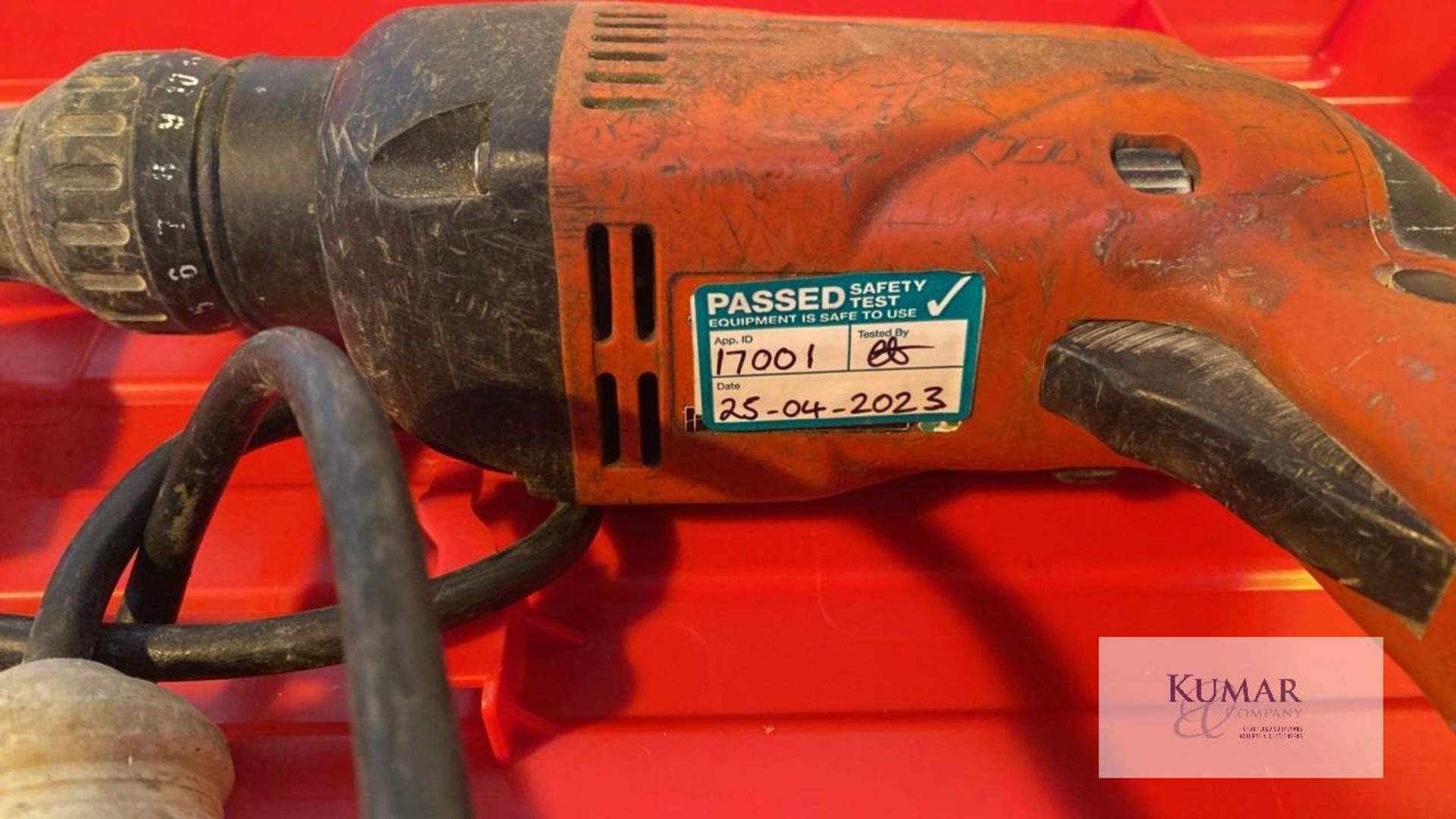 Hilti TE-2A 110 Volt Drill with Carry Case - Image 2 of 3
